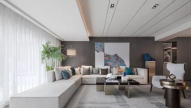 【建E公众号】首发|436㎡现代奢华叠拼别墅，打造摩登都市的优雅格调！